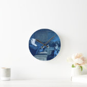 Horloge Ronde Scène devant un tribunal (w/c) (Maison)