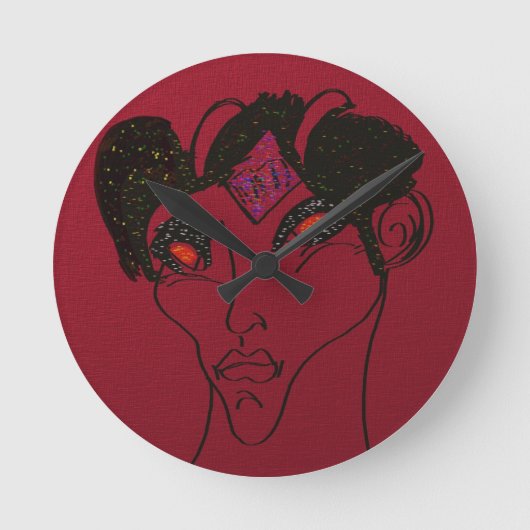 Horloge Ronde Sci-fi Demon Hunter Countess (Recto)