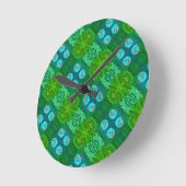 Horloge Ronde Sci-Fi - fantasy alien space planet worlds (Angle)