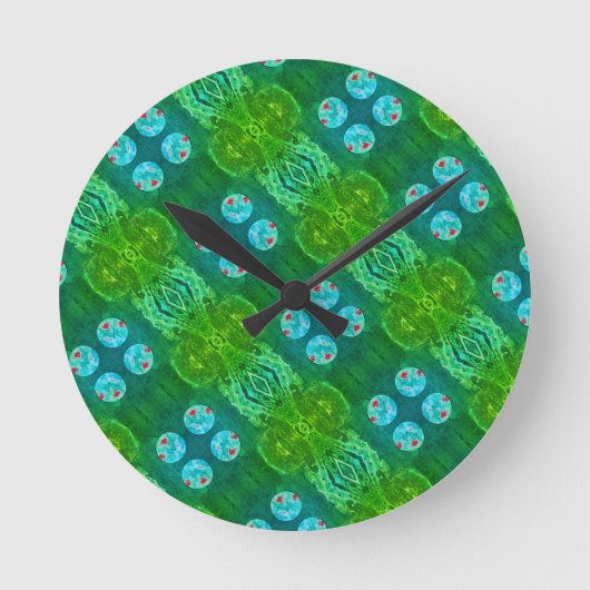 Horloge Ronde Sci-Fi - fantasy alien space planet worlds (Recto)