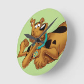 Horloge Ronde Scooby Doo Allongé (Angle)