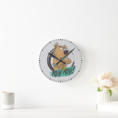 Horloge Ronde Scooby-Doo "Ruh Roh !" Croquis de marqueur (Maison)
