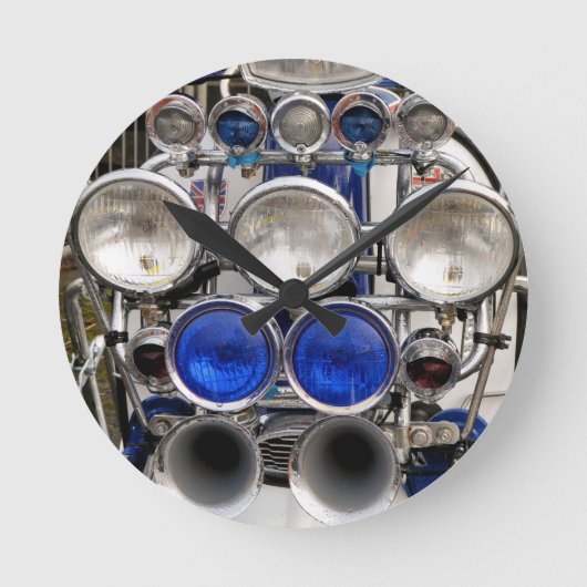 HORLOGE RONDE SCOOTER (Recto)