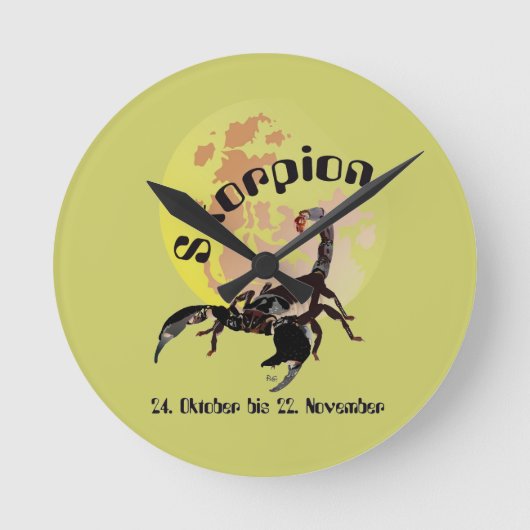 Horloge Ronde Scorpion (Recto)