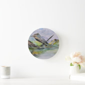 Horloge Ronde Scottish highlands (Maison)