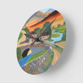 Horloge Ronde Scottish highlands (Angle)