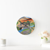 Horloge Ronde Scottish highlands (Maison)