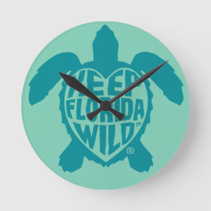 Horloge Ronde Sea Turtle Time Wall clock