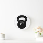 Horloge Ronde Séance d'entraînement de Kettlebell (Maison)