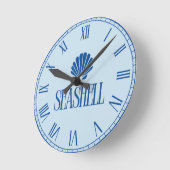 Horloge Ronde Seashell (Angle)