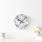 Horloge Ronde Seashell Ocean Beach Sea Shell Design 358 (Maison)