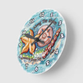 Horloge Ronde Seashell Treasures (Angle)