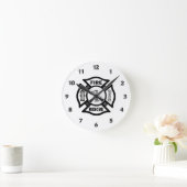 Horloge Ronde Secourt incendie (Maison)