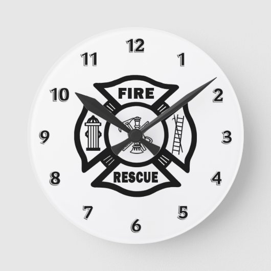 Horloge Ronde Secourt incendie (Recto)