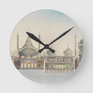 Horloge Ronde Section longitudinale (L R) à organe, pièce de