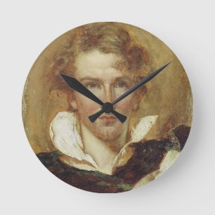Horloge Ronde Self Portrait, 1823 (oil on paper on panel)