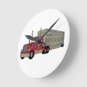Horloge Ronde Semi-camion (Angle)