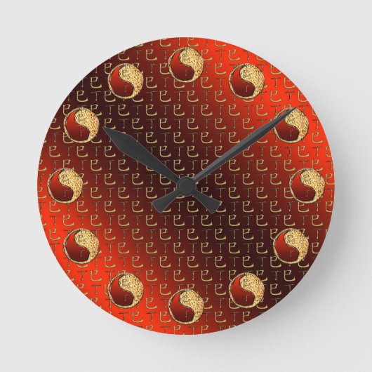 Horloge Ronde Serpent de Feu (Recto)