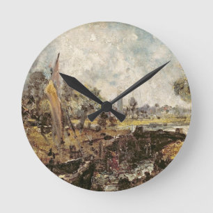 Horloge Ronde Serrure de John Constable   Dedham, c.1820 (huile