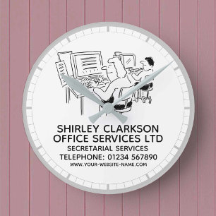 Horloge Ronde Services de secrétariat 24 heures sur 24