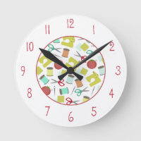 Sewing Themed Clock