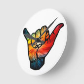 Horloge Ronde Shaka Rainbow (Angle)