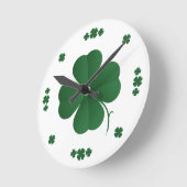 Horloge Ronde Shamrock (Angle)