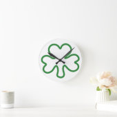 Horloge Ronde Shamrock (Maison)
