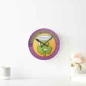 Horloge Ronde Shamrock silencieux (Maison)