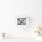 Horloge Ronde Shark TeethCollecting | Tooth Venin Ideas (Maison)