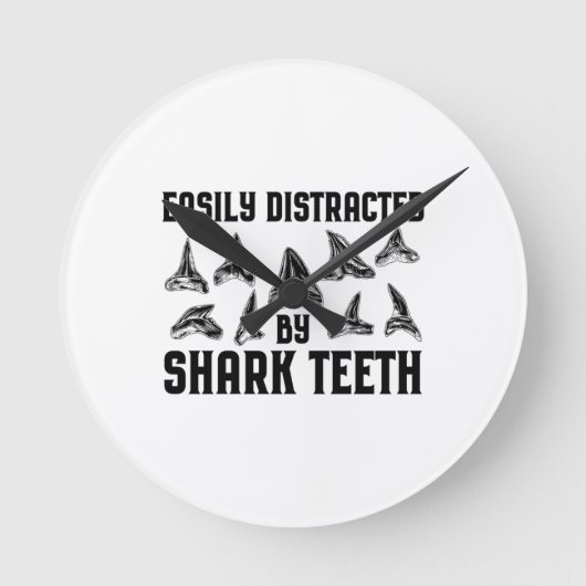 Horloge Ronde Shark TeethCollecting | Tooth Venin Ideas (Recto)
