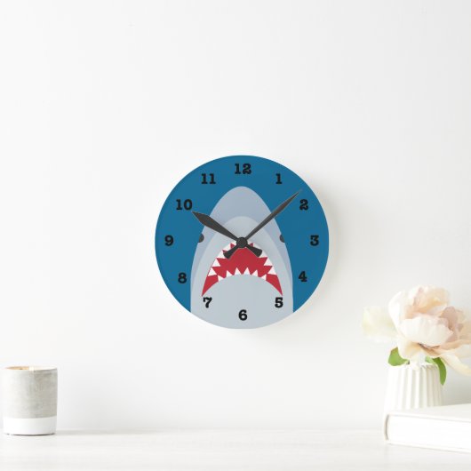 Horloge Ronde Shark Wall Clock (Maison)