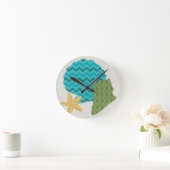 Horloge Ronde Shell Motifs II (Maison)