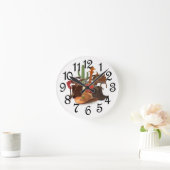 Horloge Ronde Shérif de l'Ouest (Maison)