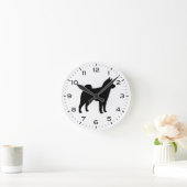 Horloge Ronde Shiba Inu (Maison)