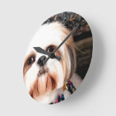 Horloge Ronde Shih Tzu (Angle)
