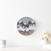 Horloge Ronde Shih Tzu puppies (Maison)