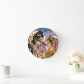 Horloge Ronde Shiva Parvati Wall Clock (Maison)