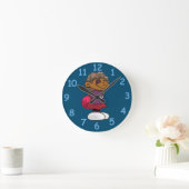 Horloge Ronde Short Sleevez (Maison)