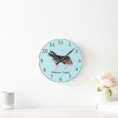 Horloge Ronde Siberian Husky Dog Clock (Maison)