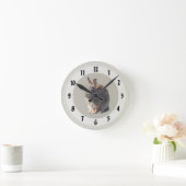 Horloge Ronde Siège de lapin (Maison)