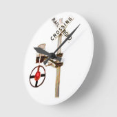 Horloge Ronde Signal de bande de perruque (Angle)