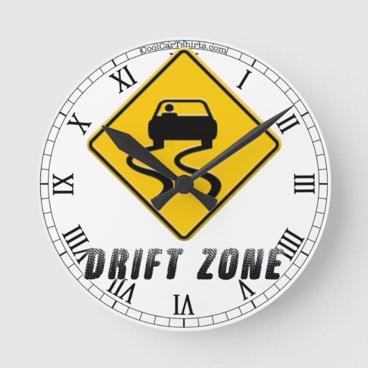 Horloge Ronde Signe de zone de dérive (Recto)