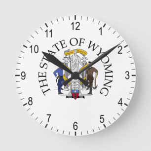 Horloge Ronde signe du Wyoming