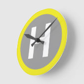 Horloge Ronde SIGNE Helipad (Angle)