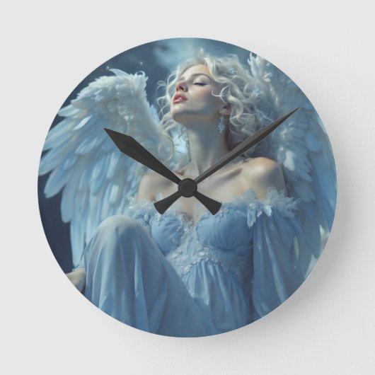 Horloge Ronde Silence Skybound : Angel du Voile de minuit (Recto)