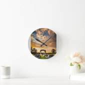 Horloge Ronde Silent Guardians: Hawks of the Wind (Maison)