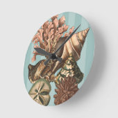 Horloge Ronde Silhouette Sea Life (Angle)