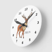 Horloge Ronde Simple dessin (Angle)