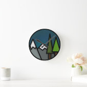 Horloge Ronde Simple Outdoors Clock (Maison)